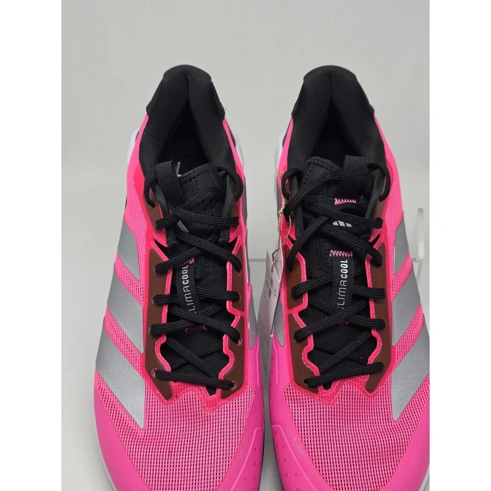 Adidas Adizero Ubersonic 5 Men's Size 13 Pink Silver Tennis Shoes JQ2901 NEW